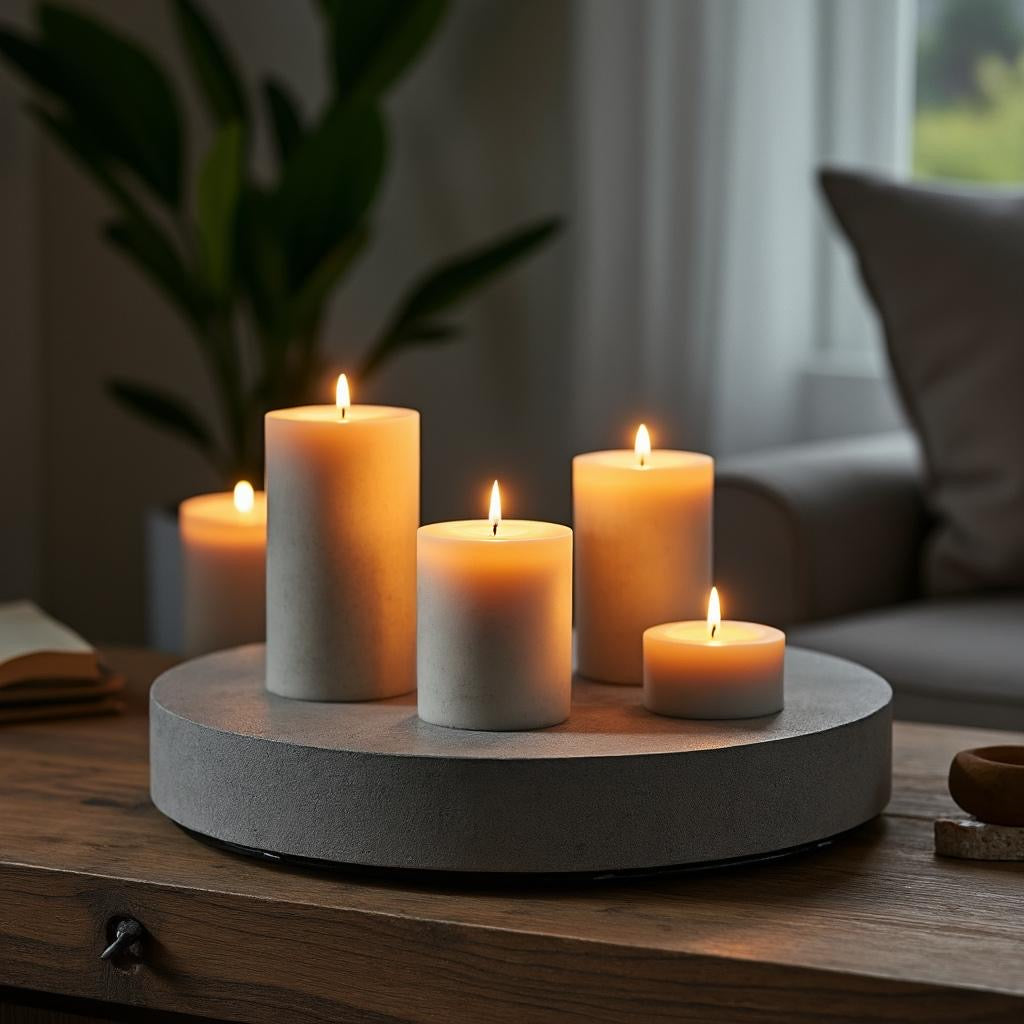 Vanilla soy candle gluten - free lead free eco cruelty free