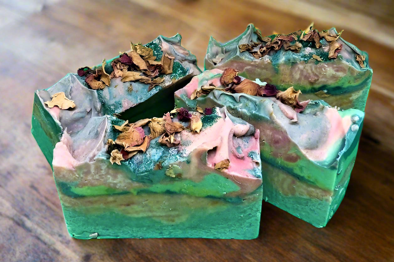 Four Copaíba Soaps, Brazilian Amazon Forest Copaíba Soap, cupuaçu butter Natural Vegan handmade homemade bar soap Amazon Forest - Florida Soap Candle