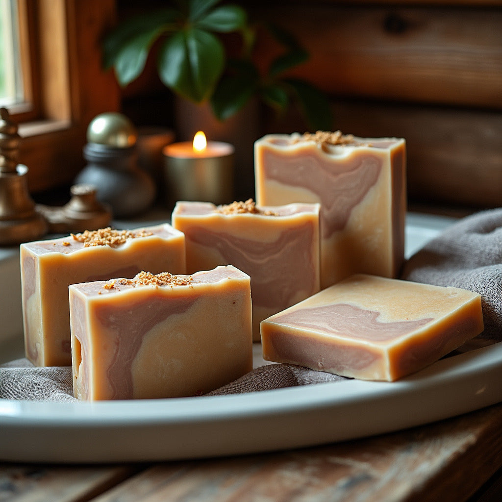 Four Pumpkin Caramel Brown Sugar Soap - Florida Soap Candle