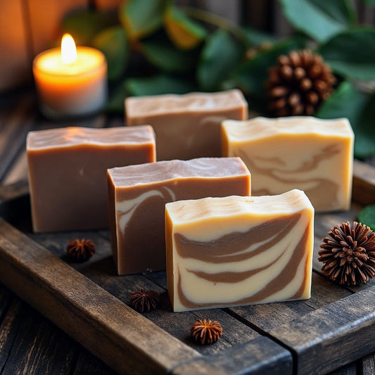 Four Pumpkin Caramel Brown Sugar Soap - Florida Soap Candle