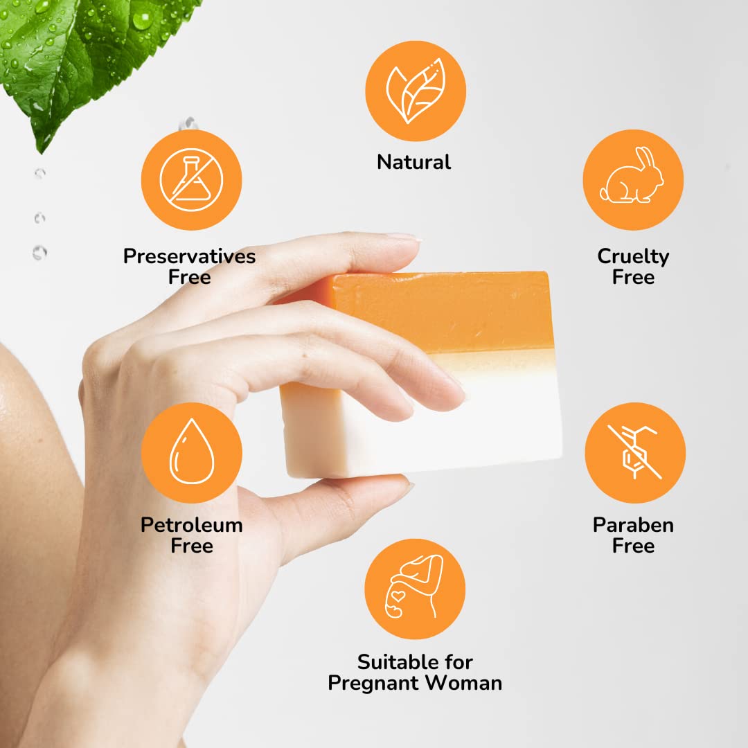 Four Calendula Marigold & cupuaçu Amazon Forest Fruit Organic Soaps/handmade, scented soap bars, moisturizing coconut oil & sustainable palm oil, natural colorants, vegetable oils, essential oil, flower, vegan, homemade, handcrafted - Florida Soap Candle