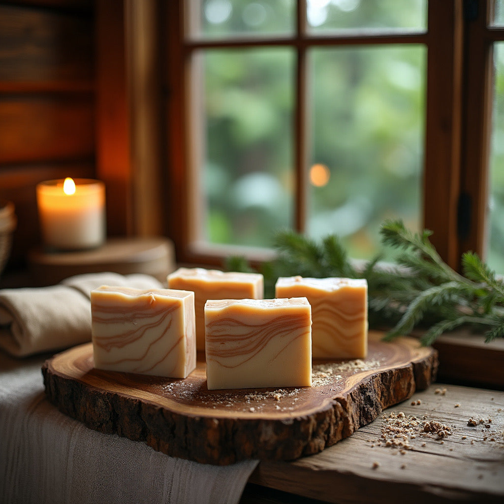 Four Pumpkin Caramel Brown Sugar Soap - Florida Soap Candle