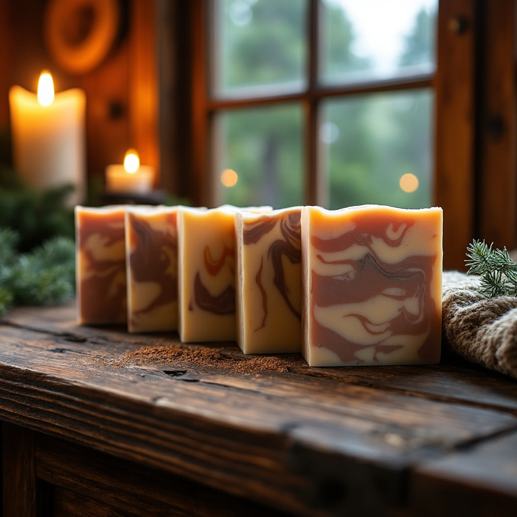 Four Pumpkin Caramel Brown Sugar Soap - Florida Soap Candle
