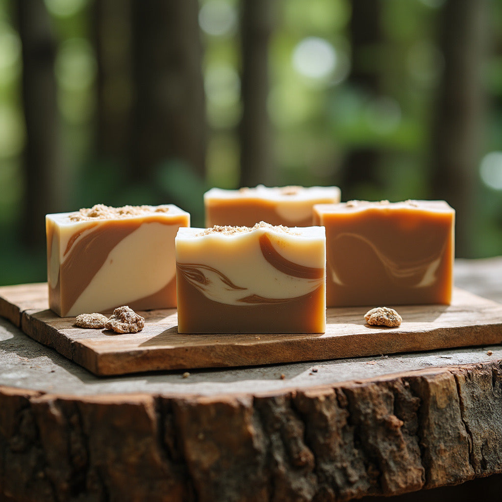 Four Pumpkin Caramel Brown Sugar Soap - Florida Soap Candle