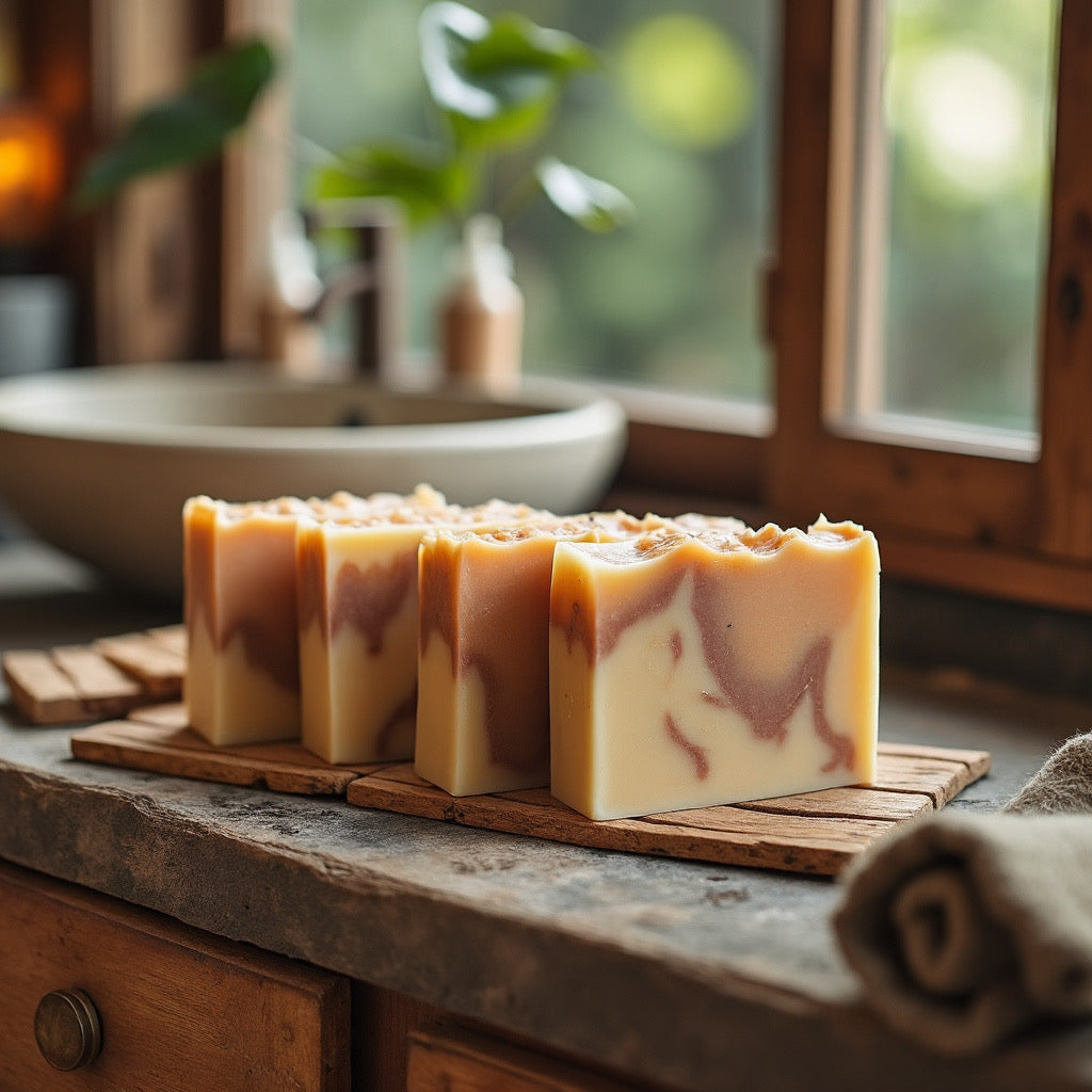 Four Pumpkin Caramel Brown Sugar Soap - Florida Soap Candle