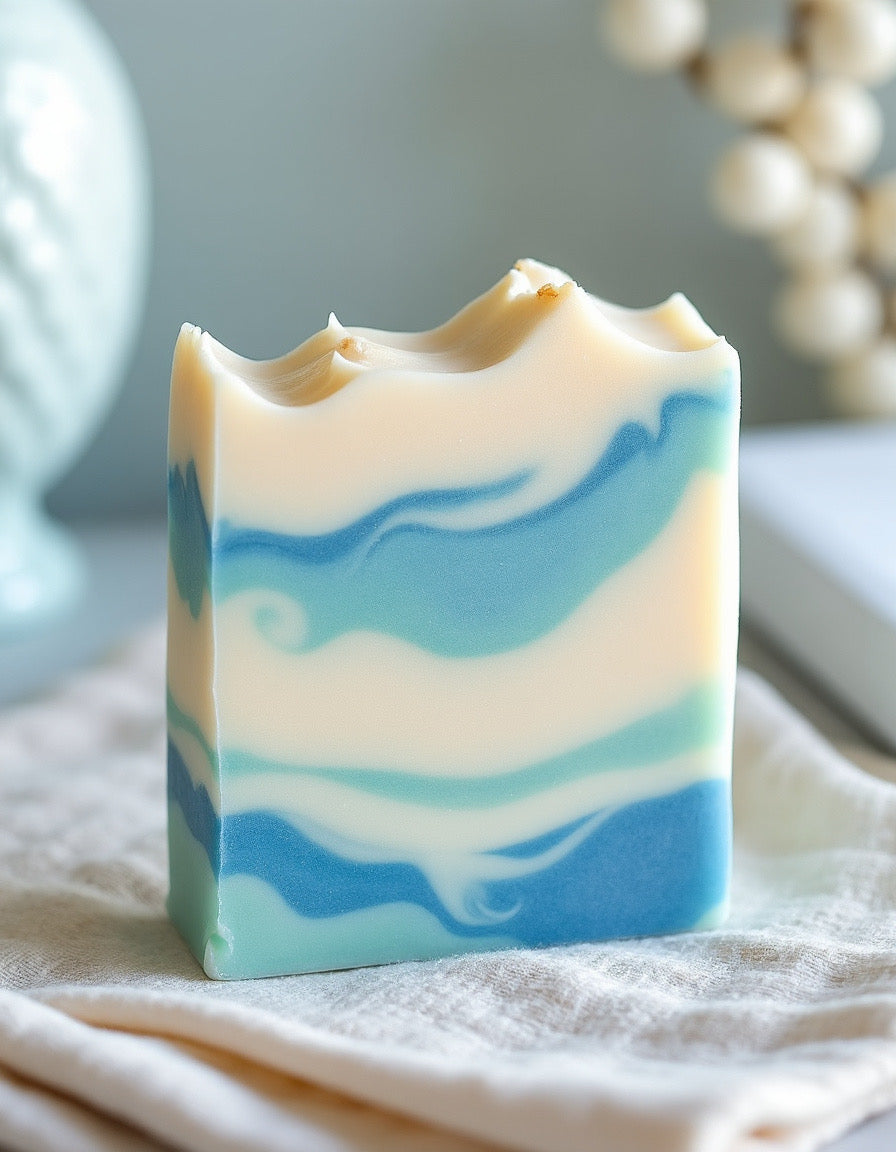 Four Ocean Breeze Soap Bars - Florida Soap Candle