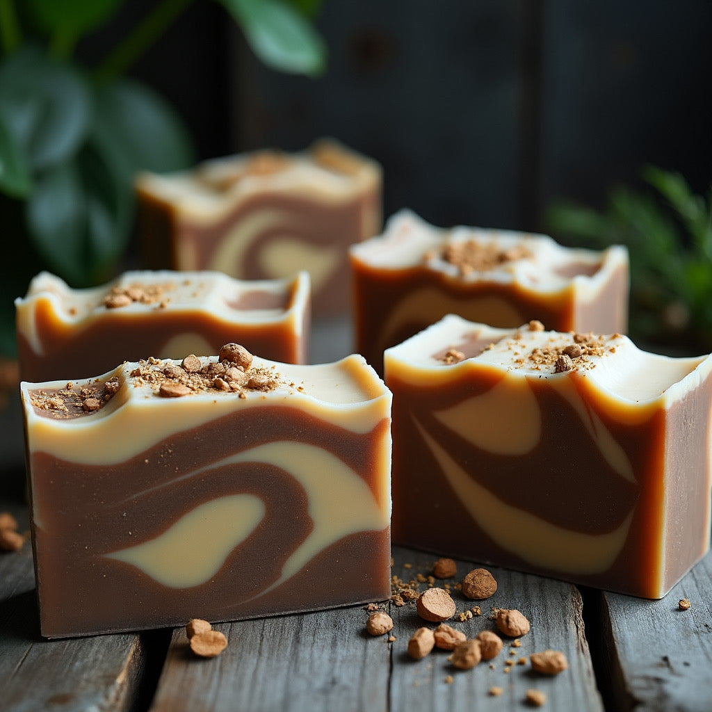 Four Pumpkin Caramel Brown Sugar Soap - Florida Soap Candle