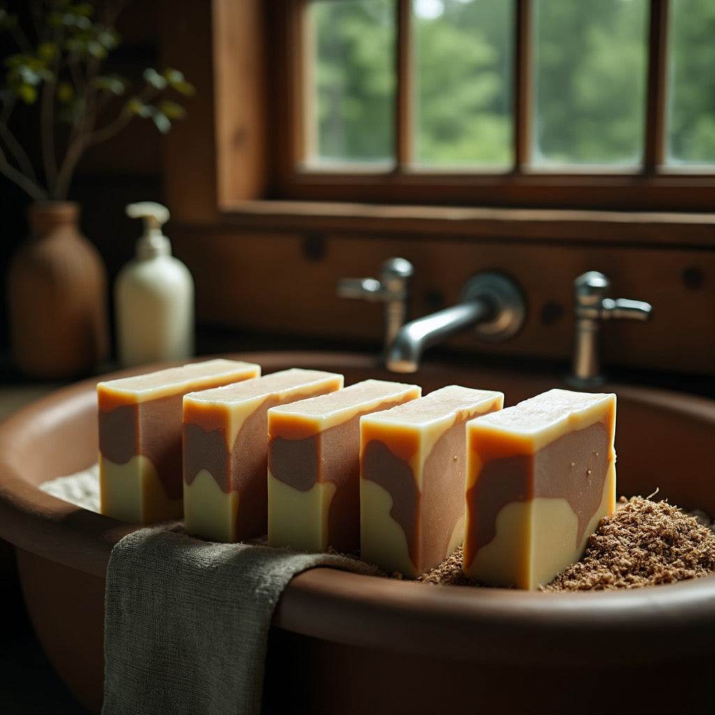 Four Pumpkin Caramel Brown Sugar Soap - Florida Soap Candle