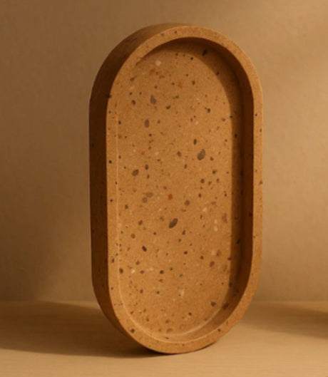 Oval Concrete Eco Resin Trays - Florida Soap Candle