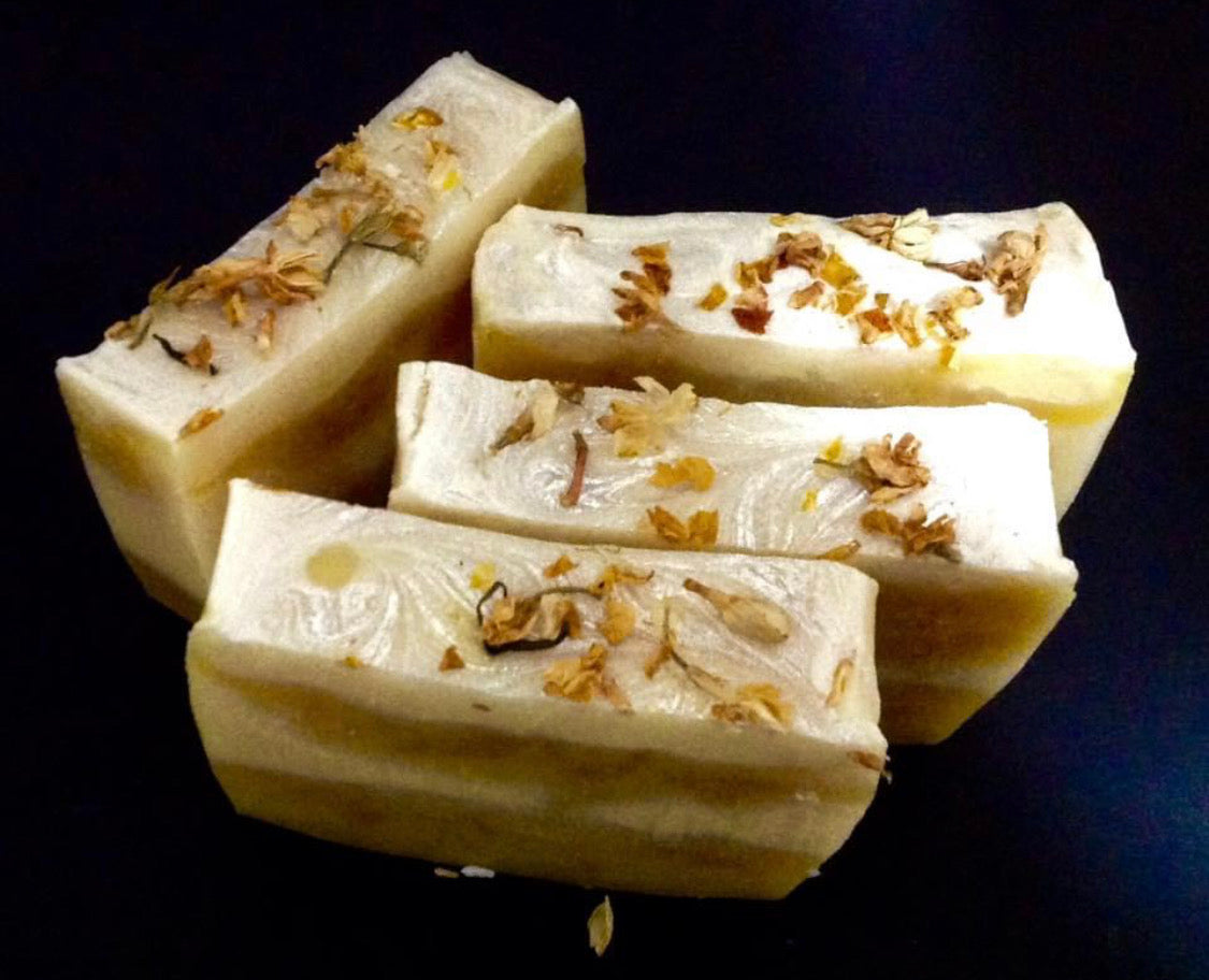 Four Jasmine Soaps/Bath, handmade local,bar soaps, gentle soap,artisan soap homemade soap, scented. Fun soap, handcrafted soap, gift, wedding, vegan, natural, gourgeous, floral, bubbly, creamy lather - Florida Soap Candle