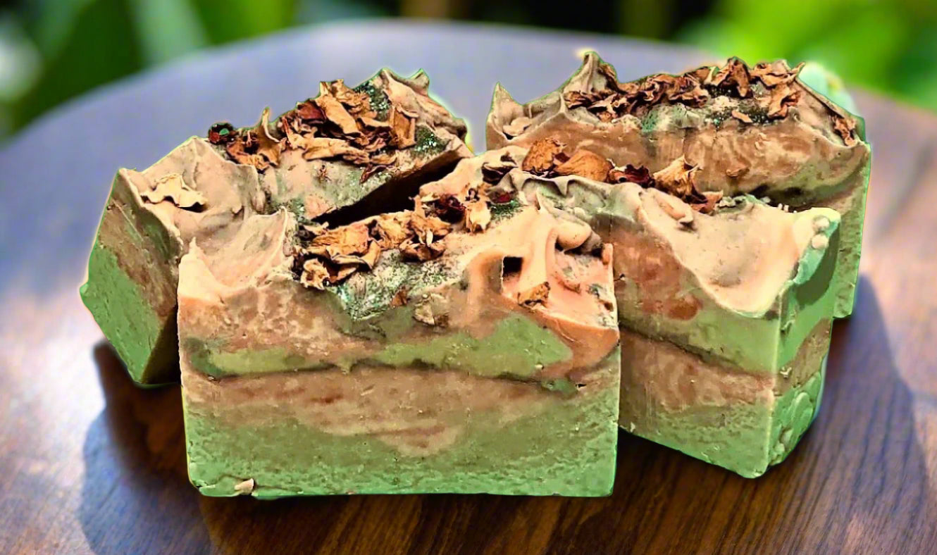 Four Copaíba Soaps, Brazilian Amazon Forest Copaíba Soap, cupuaçu butter Natural Vegan handmade homemade bar soap Amazon Forest - Florida Soap Candle