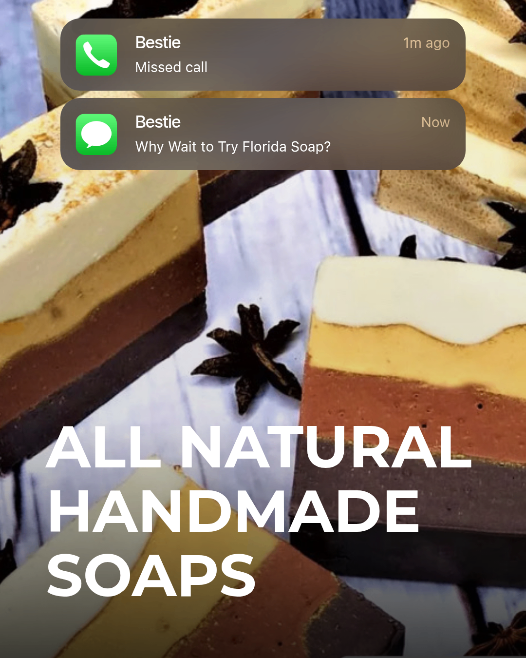 Four Anis Soaps cold process vegan natural soap bars - Florida Soap Candle