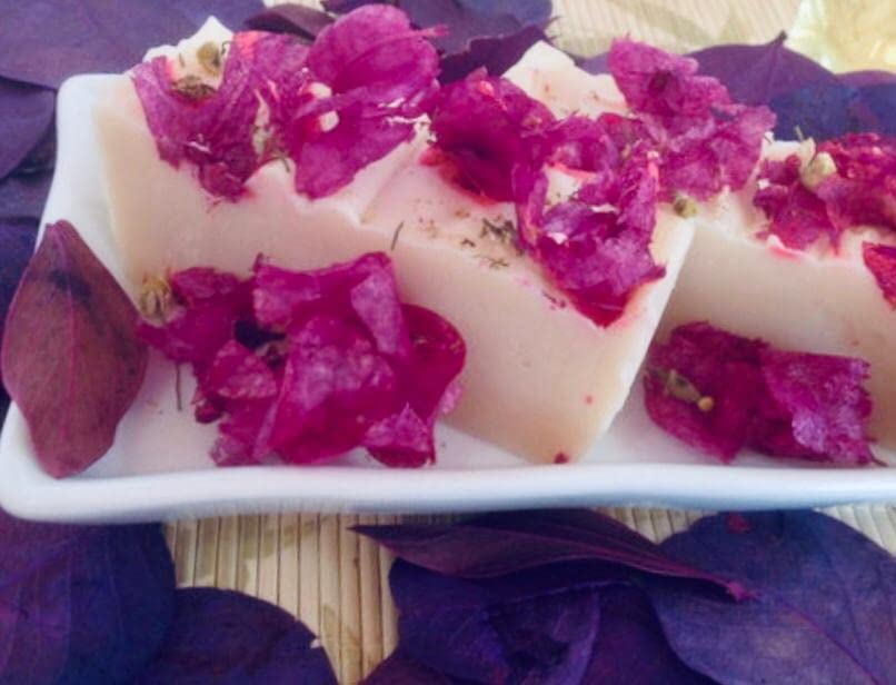 Four Coconut Soaps/Bath, local,bar soap, gentle soap,artisan soap homemade soap, fun soap, handcrafted soap, gift, wedding, vegan, natural - Florida Soap Candle