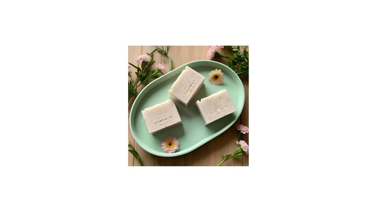 Four Coconut Soaps/Bath, local,bar soap, gentle soap,artisan soap homemade soap, fun soap, handcrafted soap, gift, wedding, vegan, natural - Florida Soap Candle