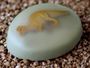 Dinosaur Soap Jurassic glycerin melt and pour handmade toy - Florida Soap Candle