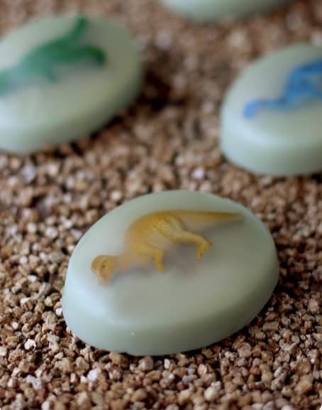 Dinosaur Soap Jurassic glycerin melt and pour handmade toy - Florida Soap Candle