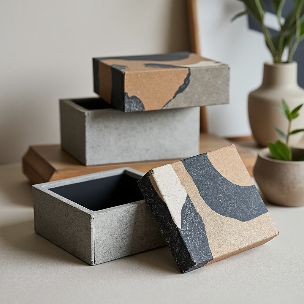 Concrete Eco Resin Boxes - Florida Soap Candle