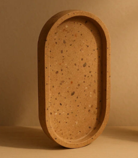 Oval Concrete Eco Resin Trays - Florida Soap Candle