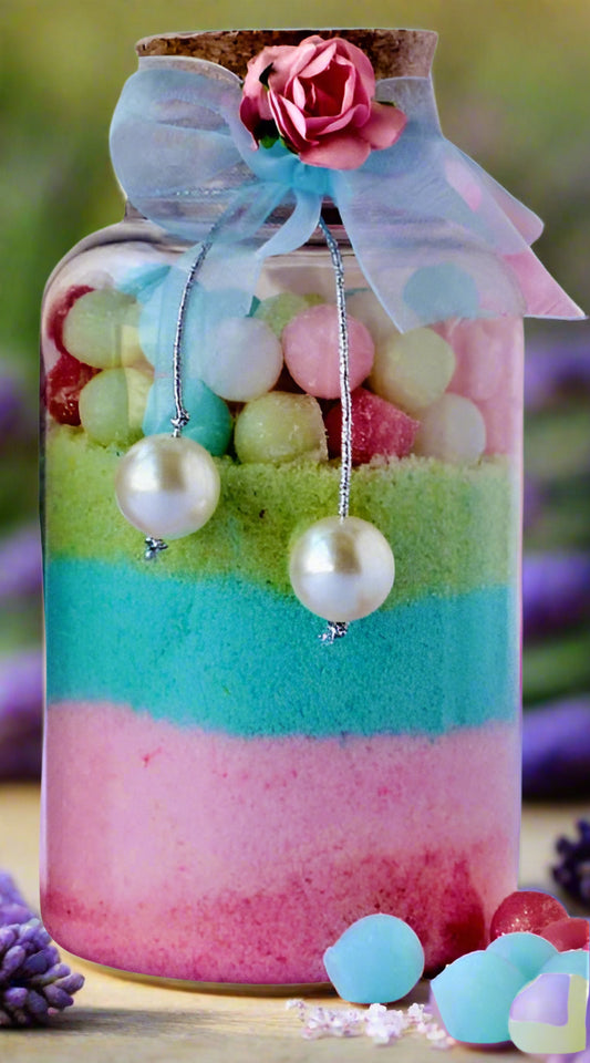 Provence CHic Soak Bath Salts relaxing organic vegan natural - Florida Soap Candle
