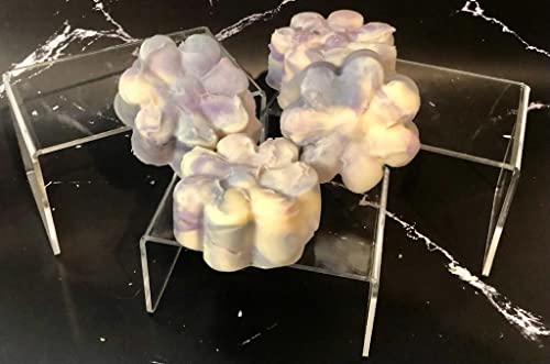 Lavender Flower Shape Soap vegan cold process natural gluten-free sulphate-free handmade homemade handmade