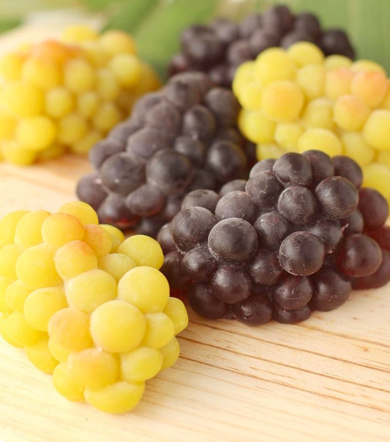 Grapes Soaps Melt and Pour Glycerin natural Vegan Handmade Homemade Fruit food-like